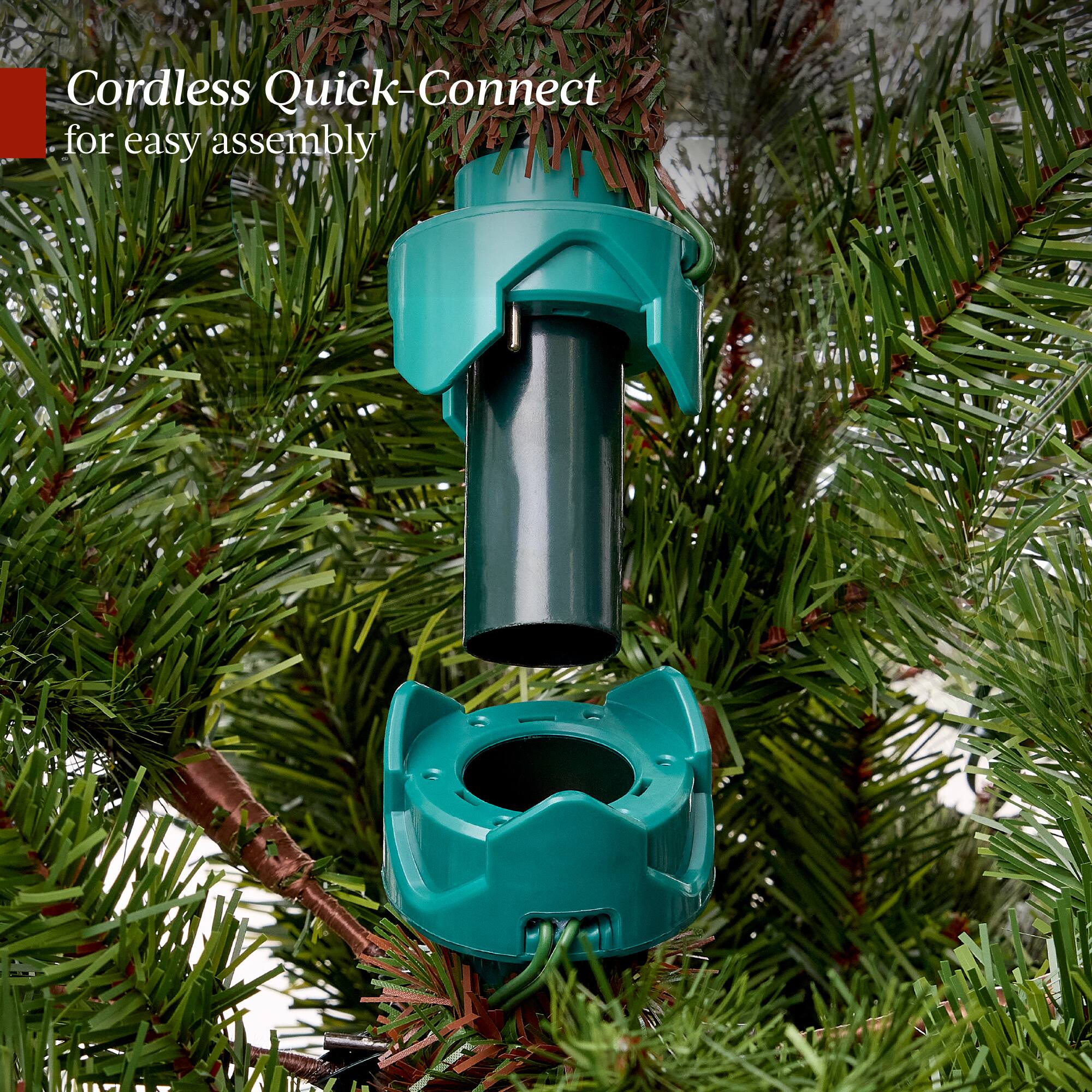 Cordless Quick-Connect for easy assembly