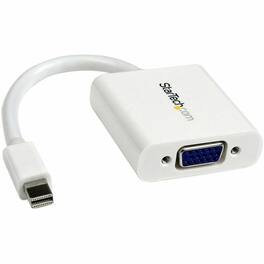 StarTech.com - Mini DisplayPort to VGA Adapter, Active Mini DP to VGA Converter, 1080p, mDP 1.2 to VGA Monitor/Display Adapter Dongle