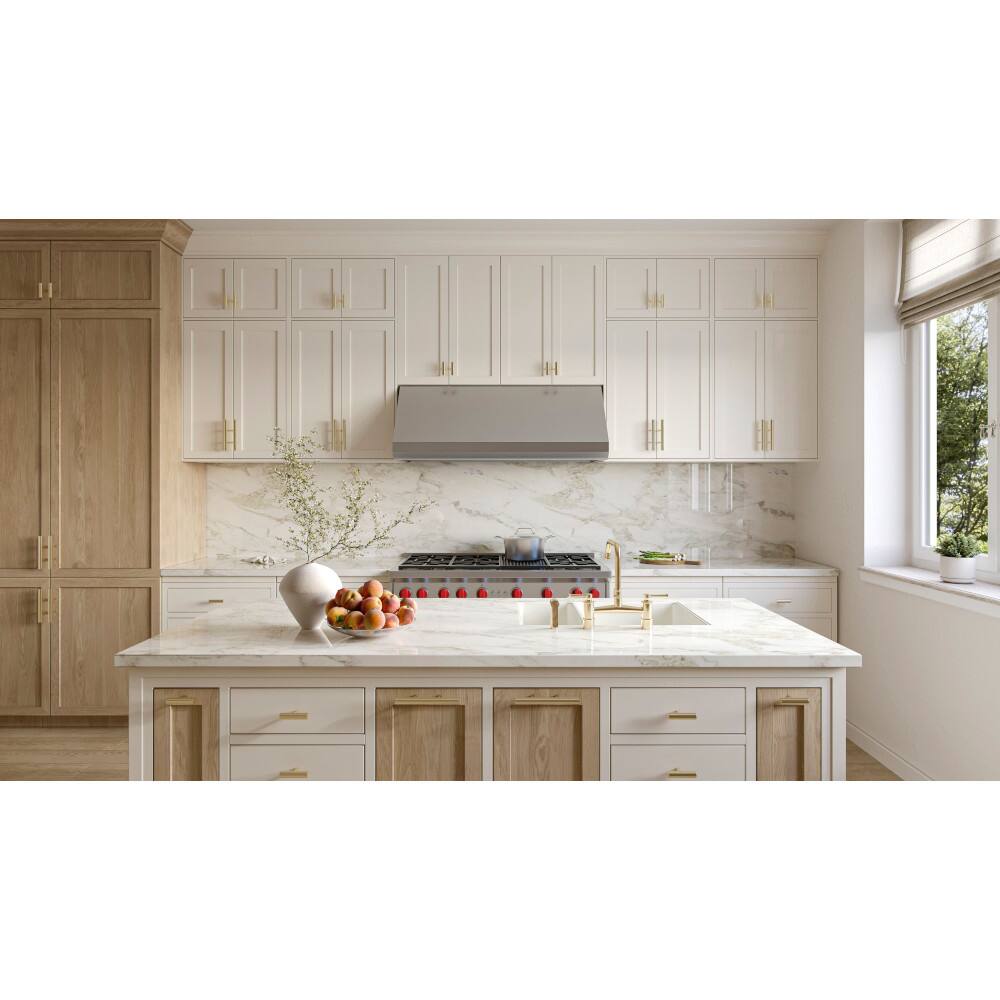 Alt View 10. Broan - Broan 1260 Max Blower 48-Inch Canopy Range Hood - Stainless Steel.