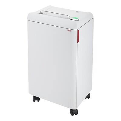 Alt View 1. IDEAL - 2465 P-2 Security 27 Sheet Strip Cut Multi-Media Commercial Shredder (IDEDSH0068H) - White.