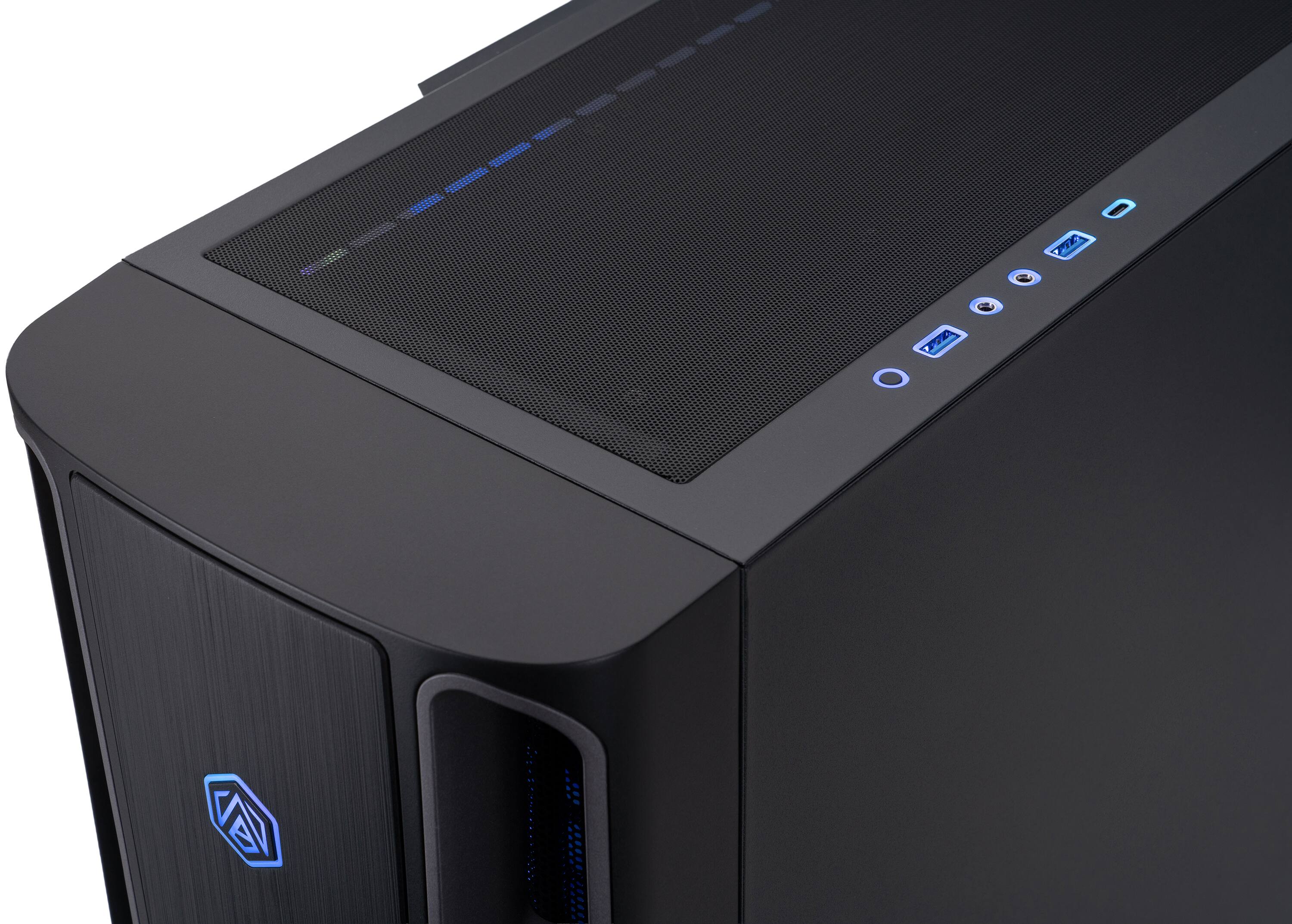 Alt View 1. ADVANCED BATTLESTATIONS - ABS Kaze II Ruby Gaming PC - Windows 11 - AMD Ryzen 7 9800X3D - GeForce RTX 5080 - 32GB DDR5 6400 - 2TB - black.