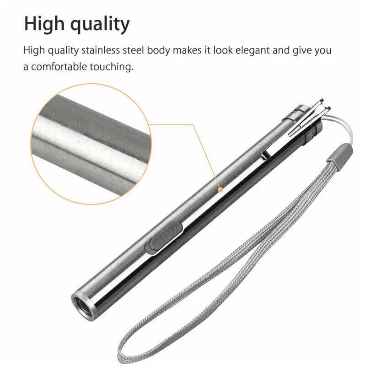 High quality stainless steel body makes it look elegant and give you a comfortable touching.