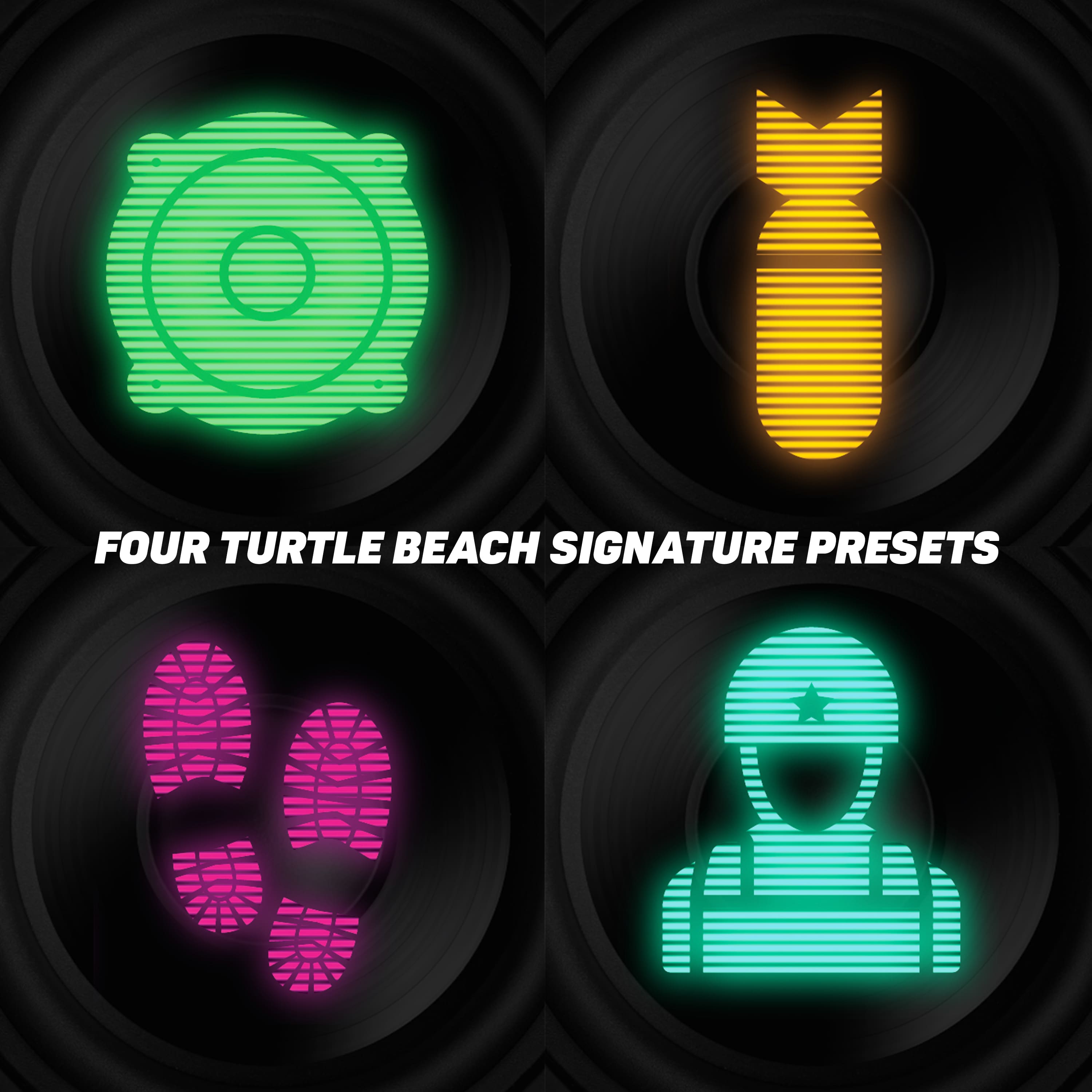 Four Turtle Beach Signature Presets.