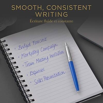 SMOOTH, CONSISTENT WRITING  
Écriture fluide et constante  

- Budget Forecast  
- Marketing Campaign  
- Team Meeting Invitation  
- Expenses  
- Sales Presentation