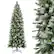 Alt View 19. Costway - 7.5 FT Pre-Lit Artificial Christmas Tree with 820 Frosted Tips 350 LED Lights - Green/White.