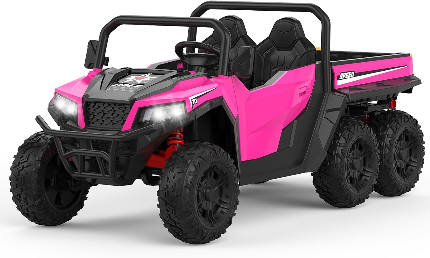 Alt View 5. Homhougo - 24V Ride On Dump Truck Toy, Remote Control, Dump Bed, Gift for Kids.