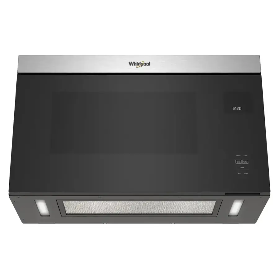 Alt View 15. Whirlpool - 1.1 Cu. Ft. Over-the-Range Microwave with Flush Built-in Design - Stainless Steel.