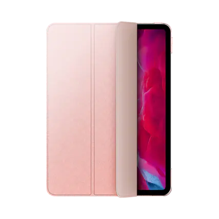 Front. SUPCASE - Unicorn Beetle Royal Leather Case for iPad Pro 11" (2020) – Sleek Full-Body Protection - Rose Gold.
