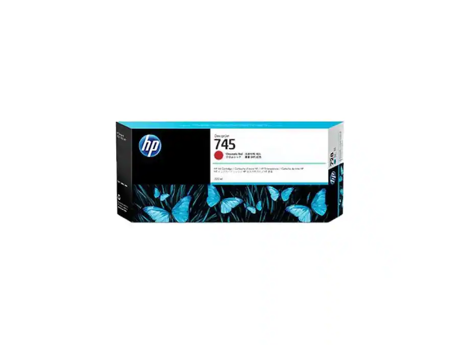 Red Hp Ink HP 745 300 ml DesignJet Chromatic Red Ink Cartridge, F9K06A F9K06A ...