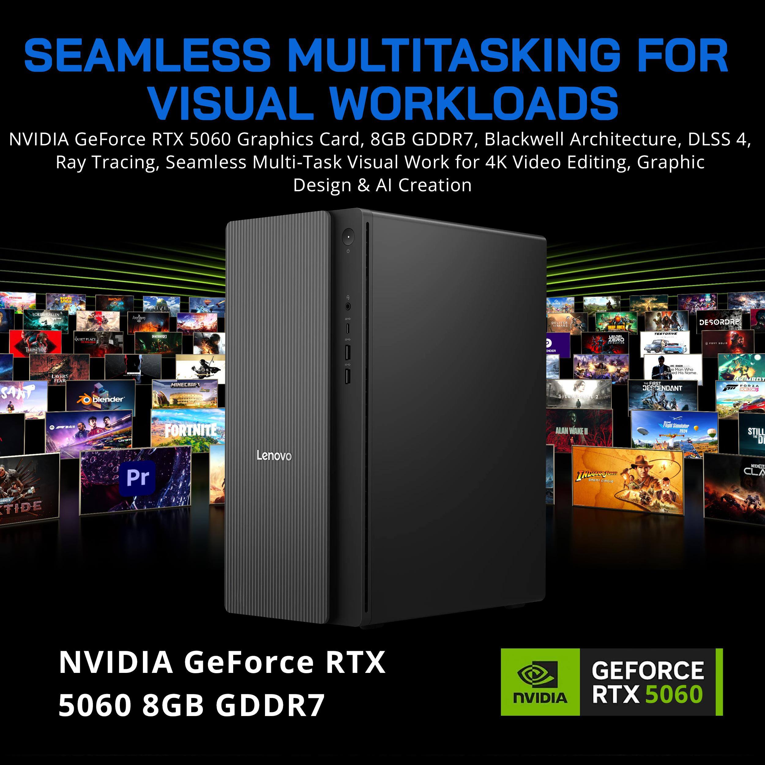 Lenovo Upgraded IdeaCentre 17L Desktop,Intel Ultra 7 265F,32GB RAM,1TB ...