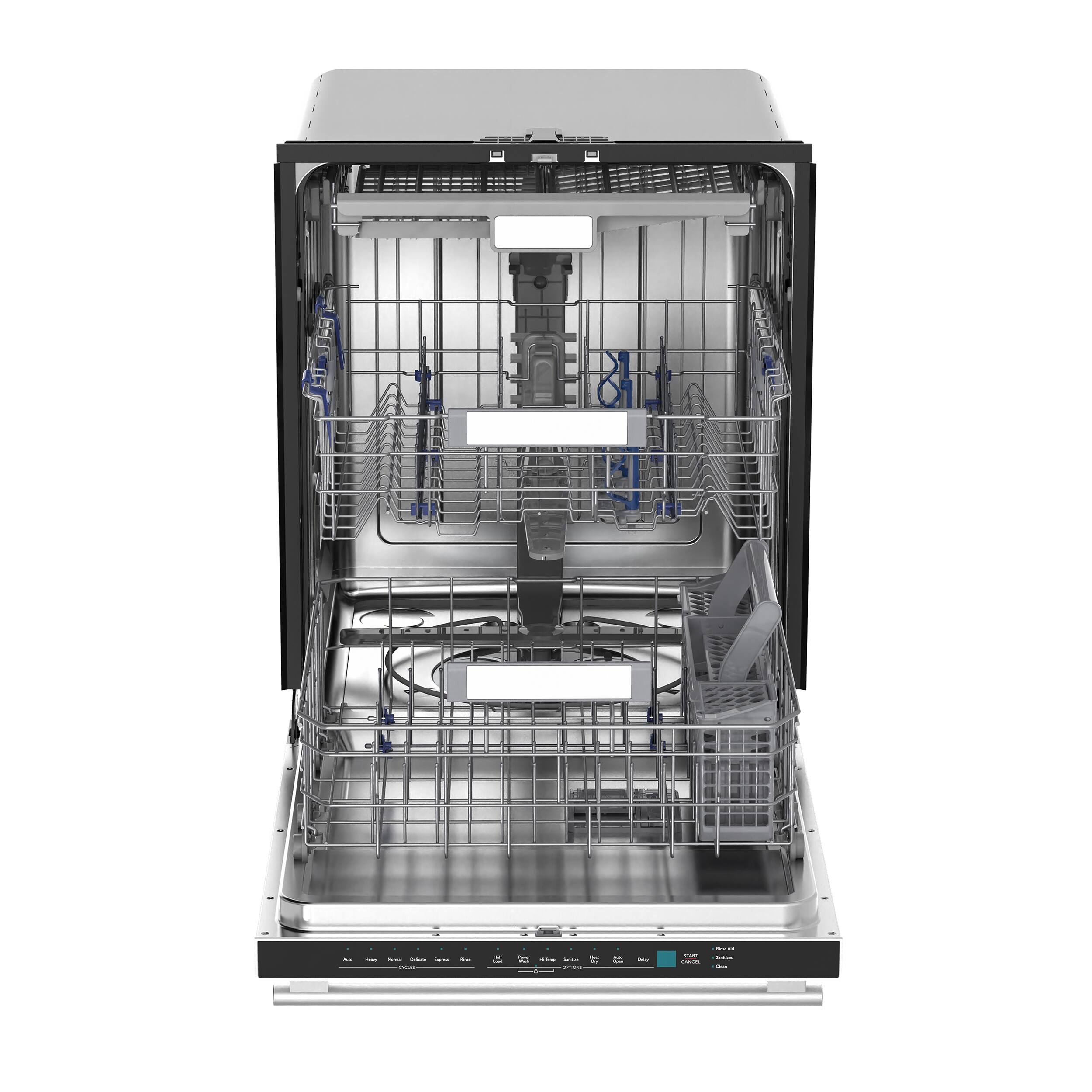 Alt View 7. Forno Appliances - Stella 24" Top Control Built-In Stainless Steel Tub Dishwasher and 44dBA - White.