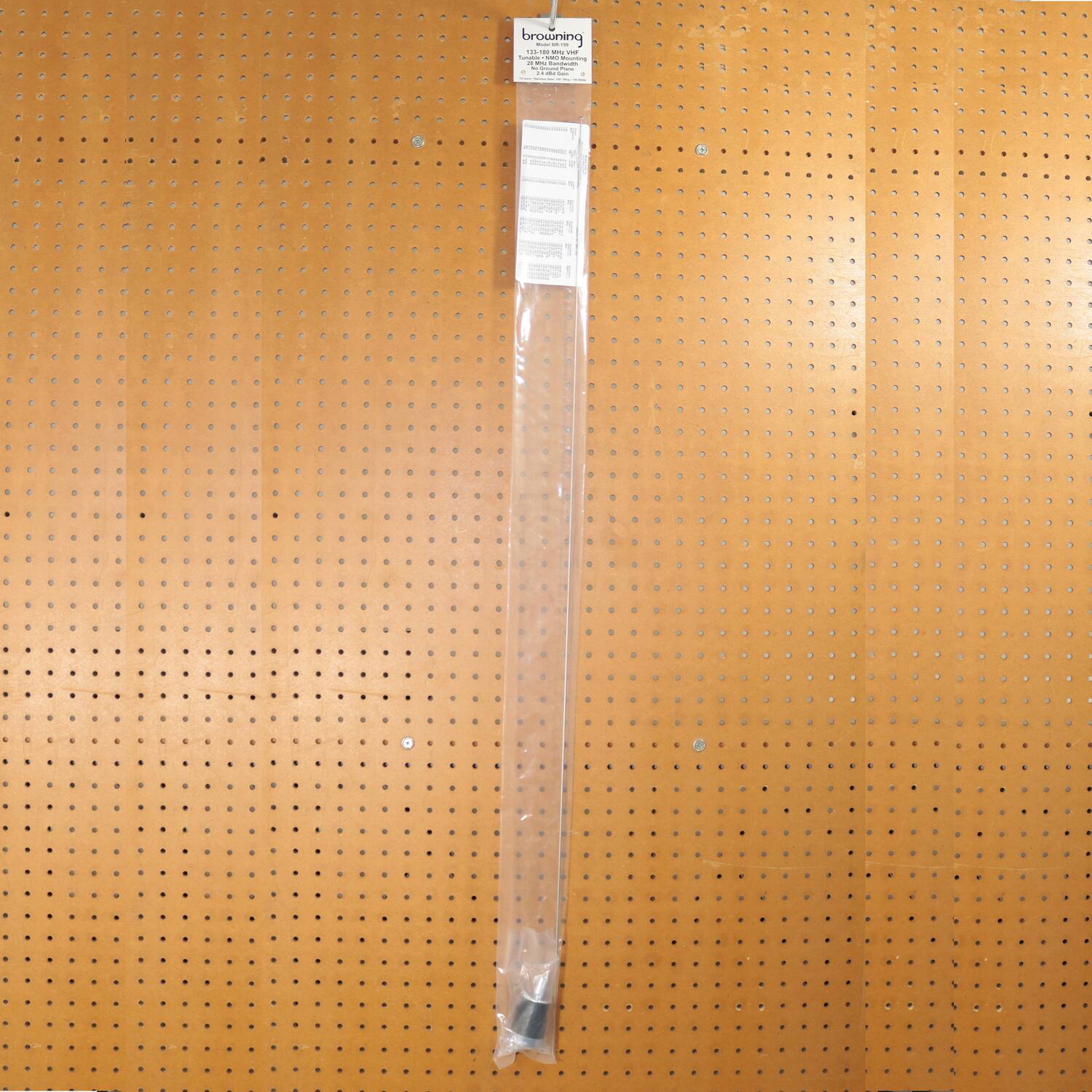 Alt View 2. Browning - 200-Watt 133-180 MHz 2.4-dBd Gain No Ground Plane VHF Antenna NMO Mount BR-159 - Stainless Steel.