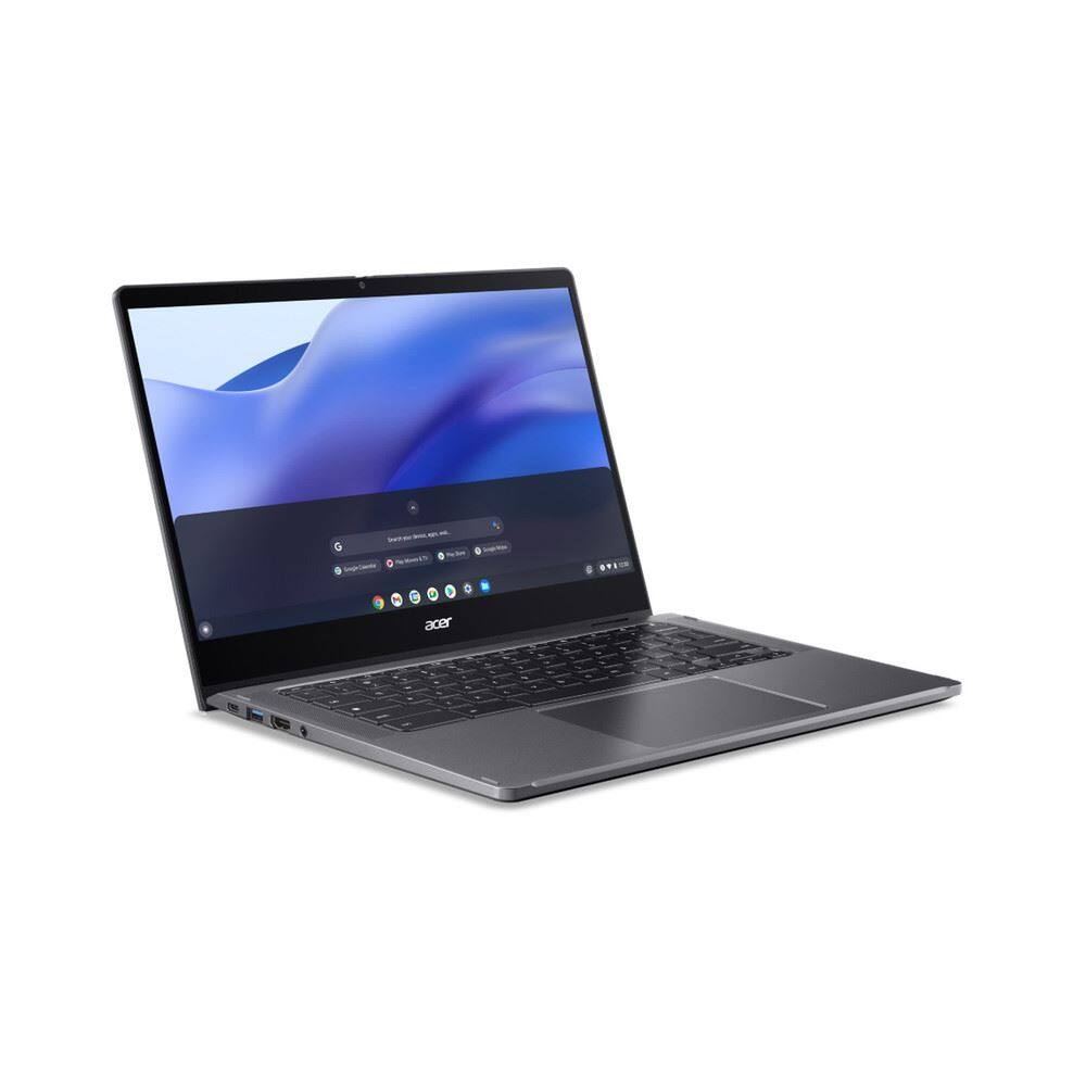 Angle. Acer - Chromebook 514 - 14" Touchscreen AMD Ryzen 7 5825C 2GHz 16GB 256GB ChromeOS | CP514-3WH | NX.KBQAA.004 - Steel Gray.