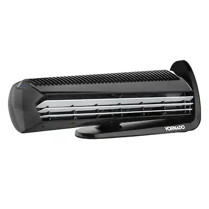 Front. Vornado - Duo Small Tower Fan - Black.