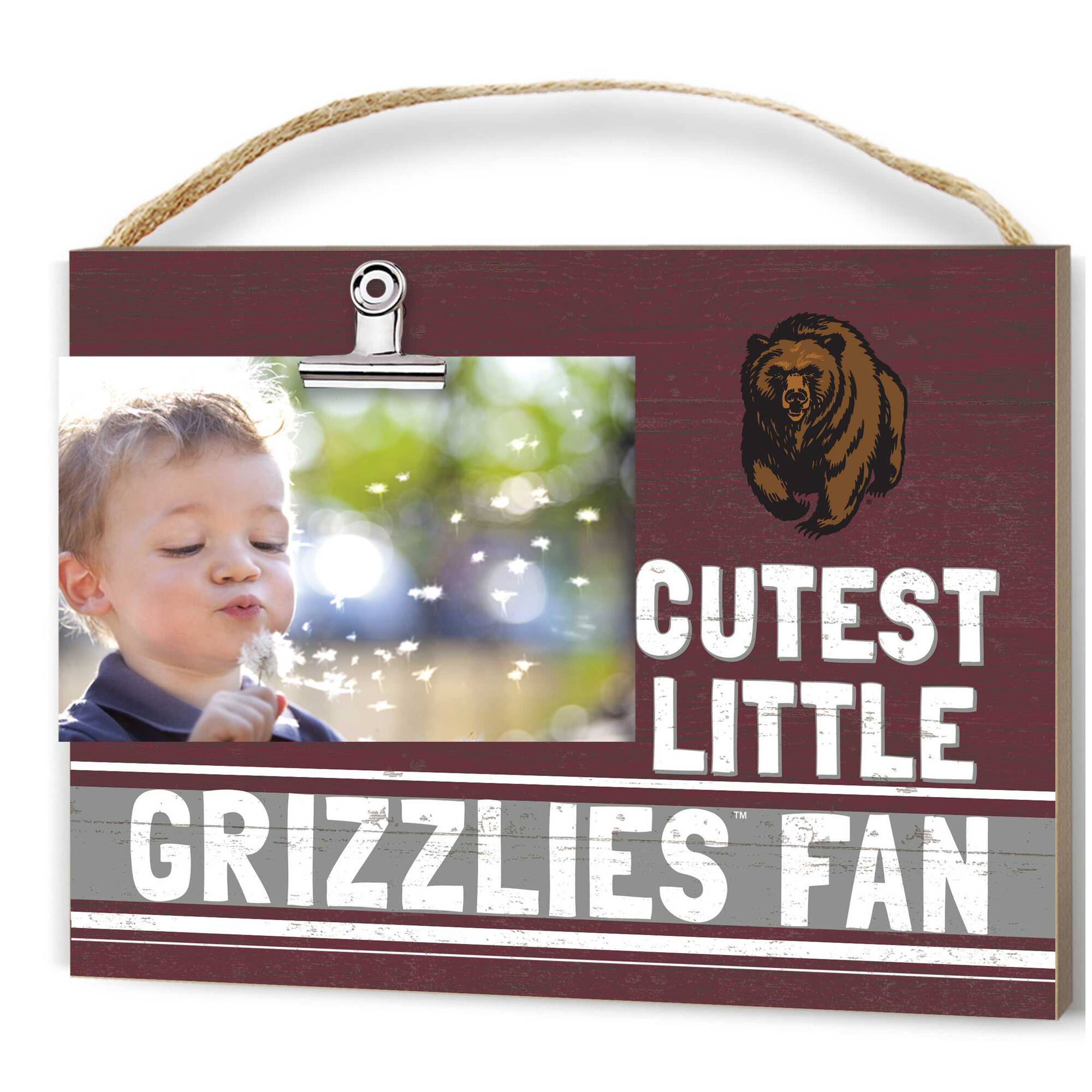 Montana Grizzlies 8'' x 10'' Cutest Little Team Logo Clip Photo Frame