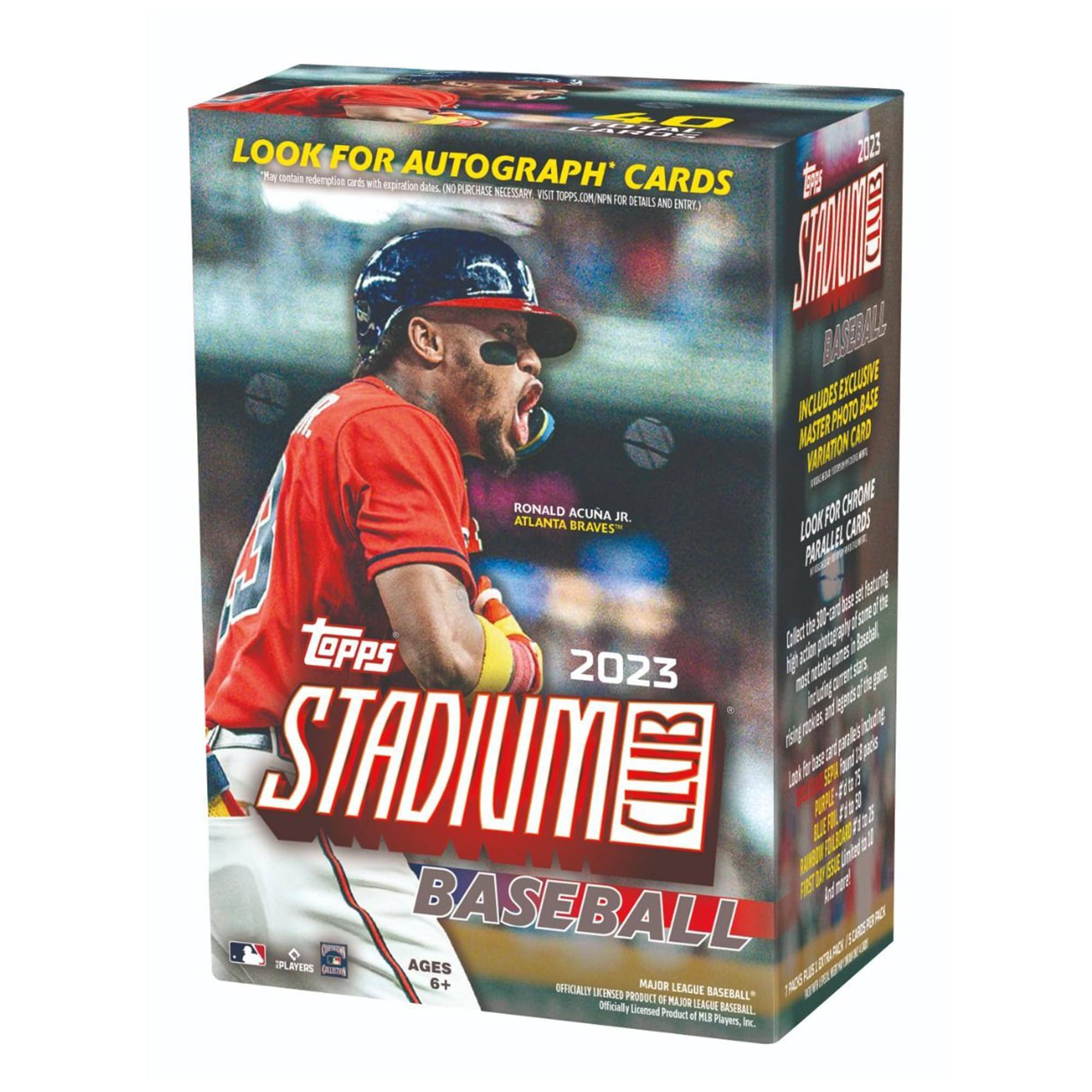 MLB 2023 Topps Stadium Club Baseball Value Box - Red