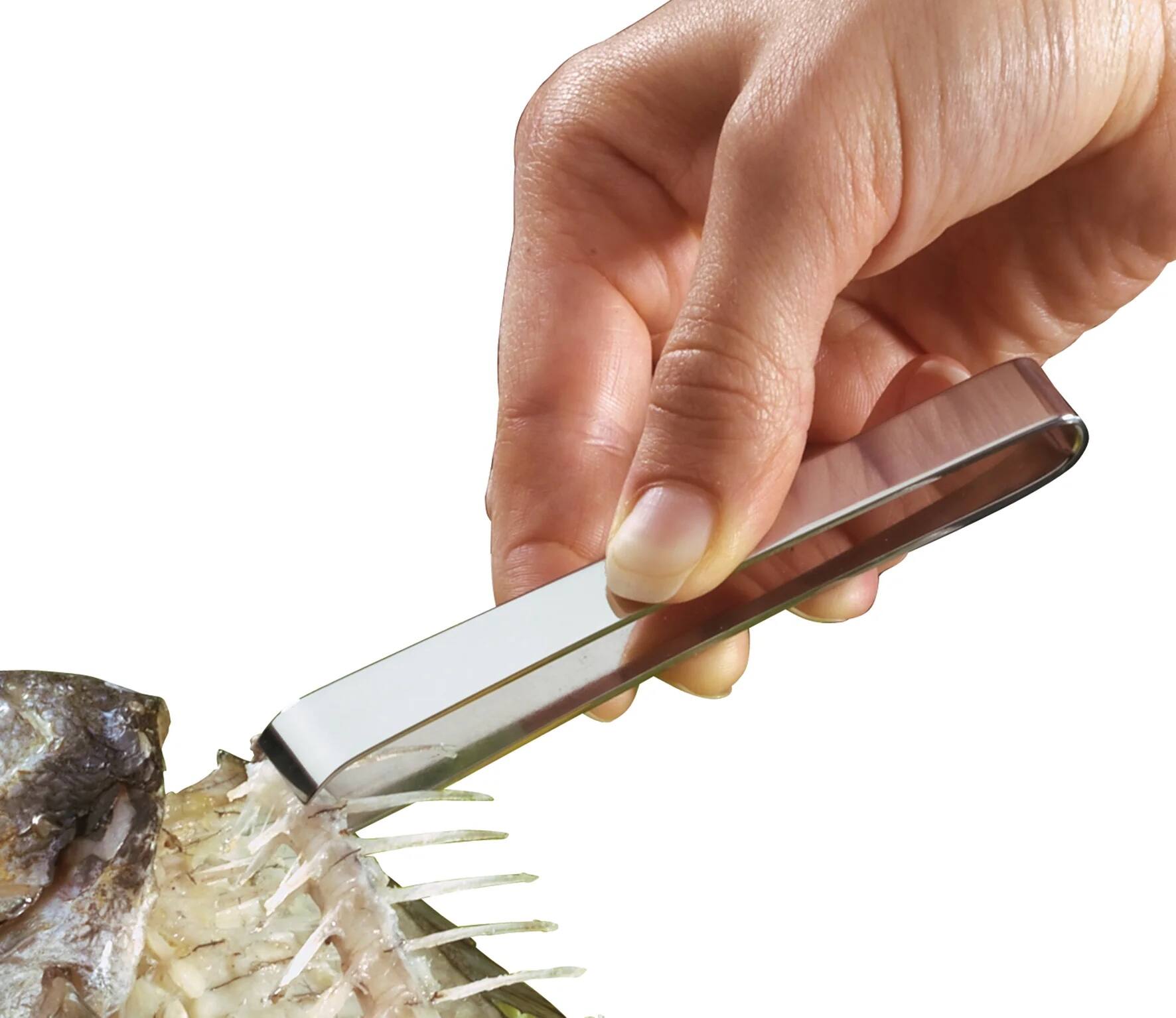 Alt View 2. Kuchenprofi - Stainless Steel Fishbone Tweezers, 5-Inch - Silver.