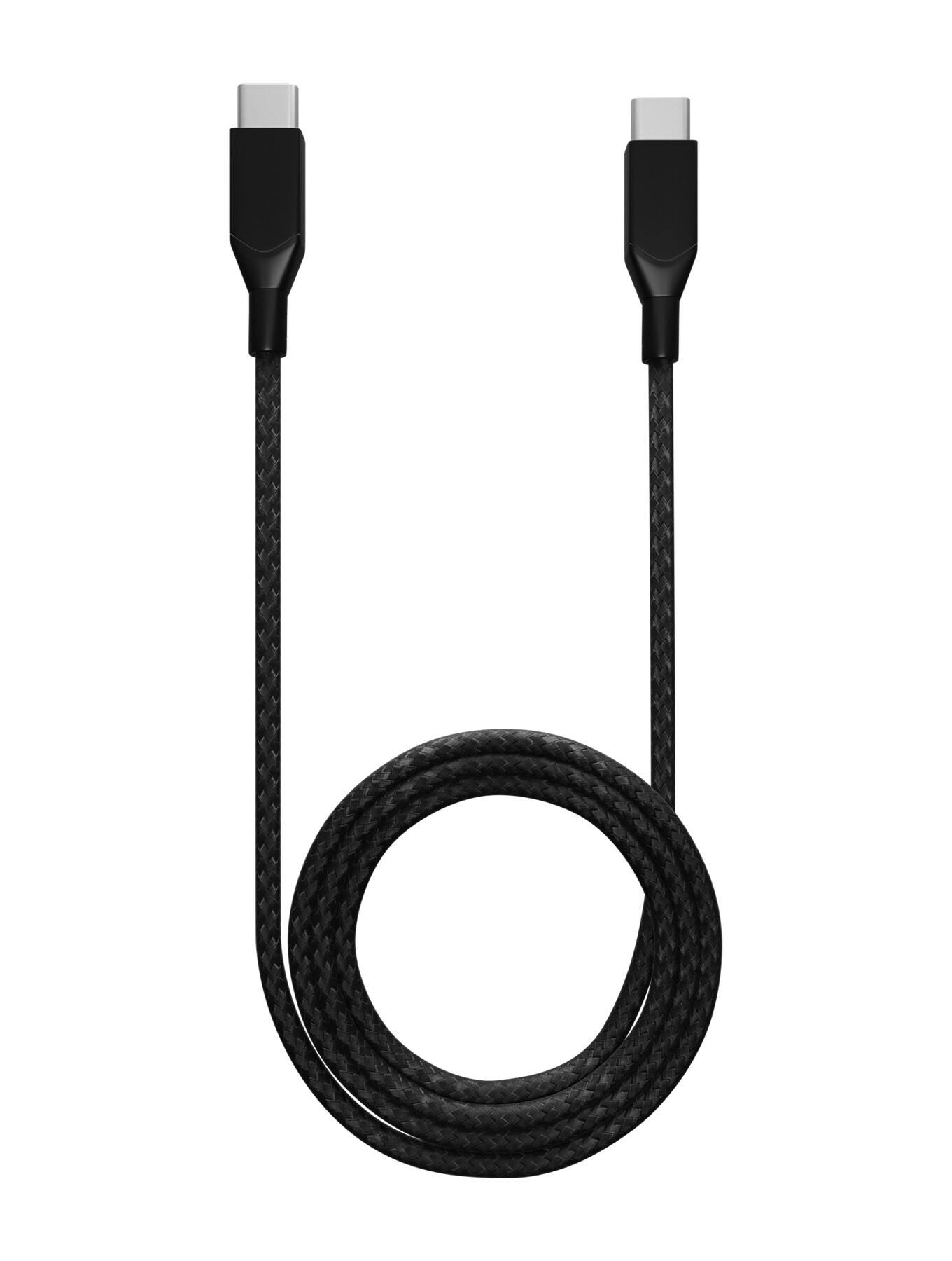 Alt View 1. Ampsentrix - AmpSentrix - 3 FT USB Type C To USB Type C Cable (Infinity) - Black - Black.