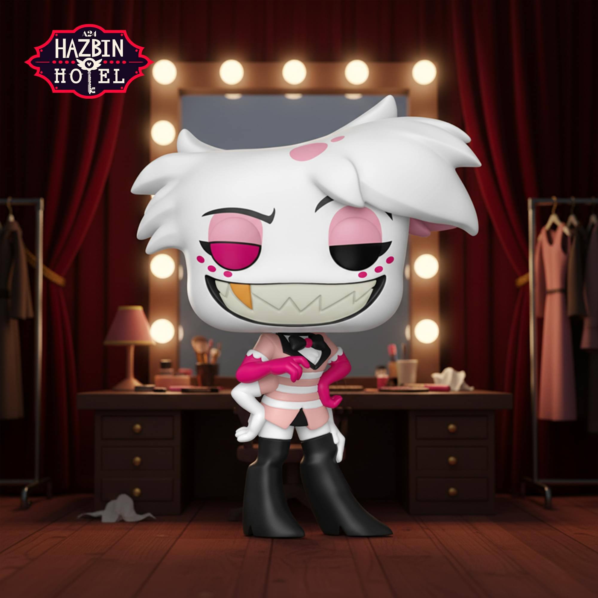 Funko POP! Anime: Hazbin Hotel Angel Dust COLLECTIBLES Multicolor