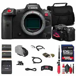 Bundle - Canon - EOS R5 C Mirrorless Cinema Camera with Accessory Kit
