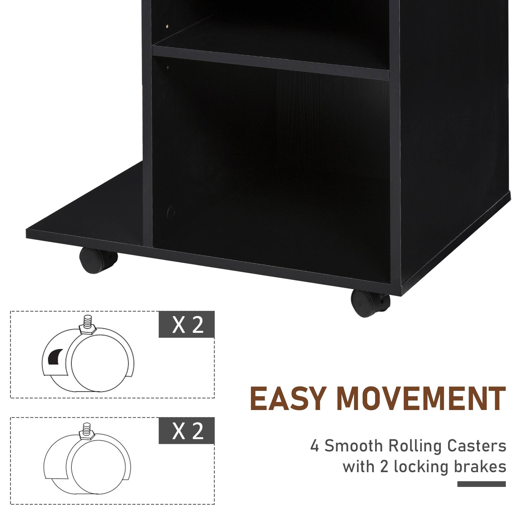 EASY MOVEMENT
4 Smooth Rolling Casters with 2 locking brakes
X 2
X 2