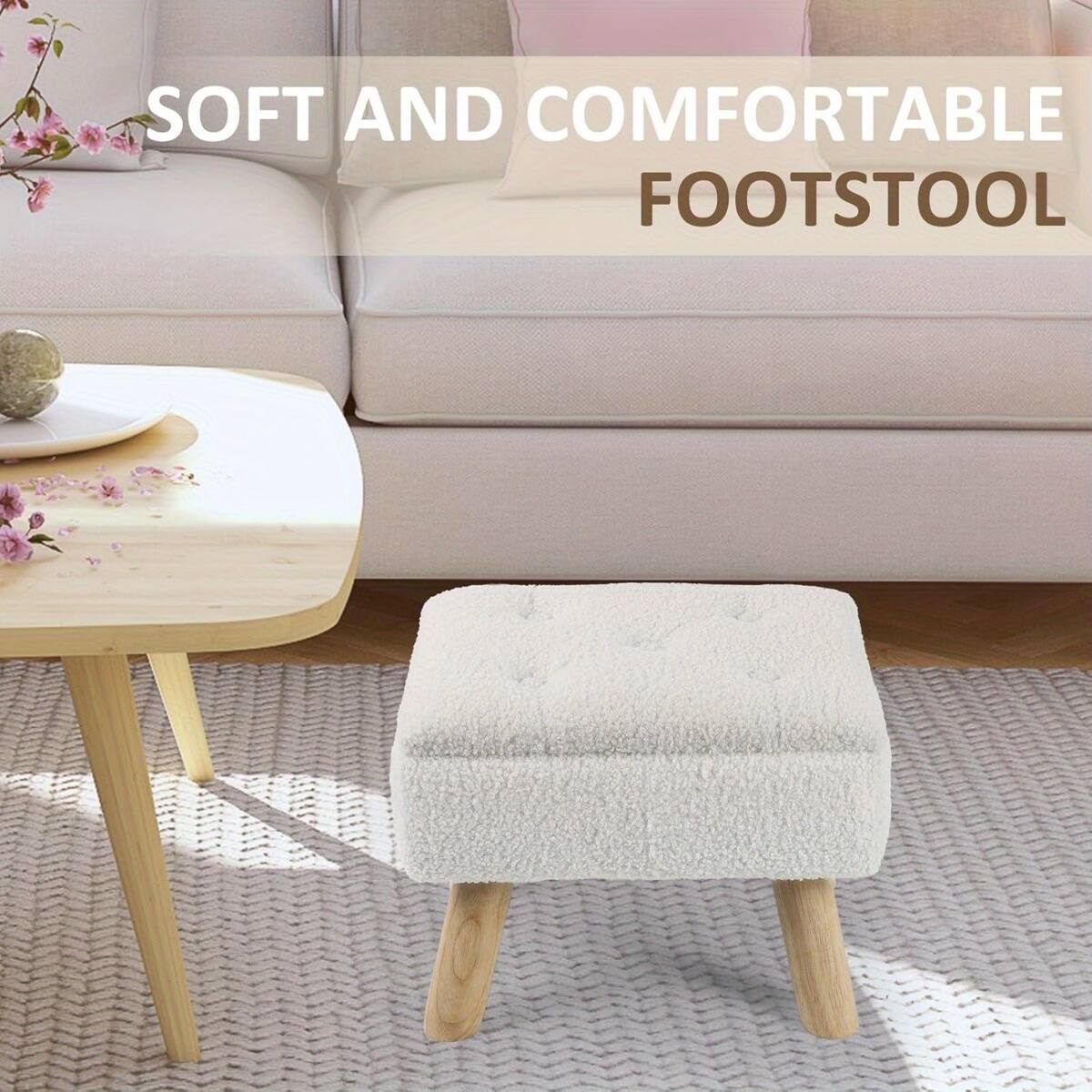 SOFT AND COMFORTABLE FOOTSTOOL