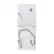 Alt View 9. Equator - Equator PREMIUM PET EW 826 1.6 cu ft. Compact Stackable Washer + ED 852 3.5 cu ft. Electric Dryer Vented w/Sensor 110 V - White.