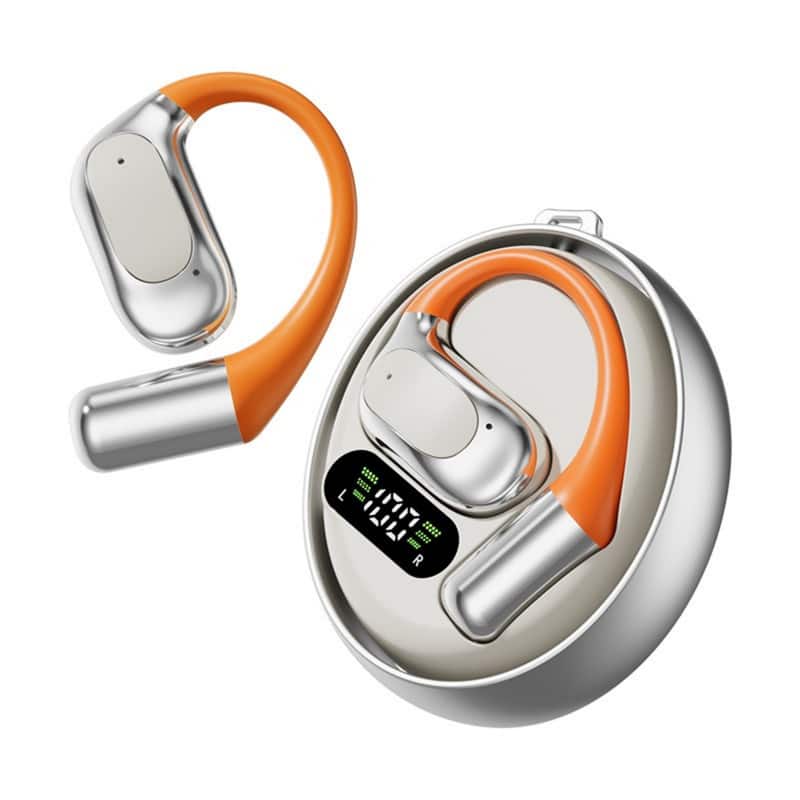 RISOKEYS- Wireless Bluetooth Earbuds with Noise Cancelling, for Sports, Travel | Long-Lasting Earphones for Commuters,Gray