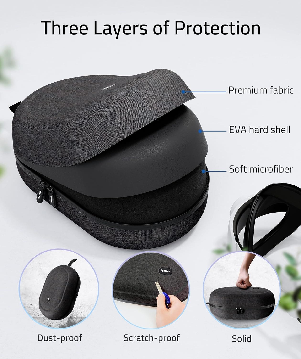 Syntech Large Hard Carrying Case Compatible with Meta Quest 3S