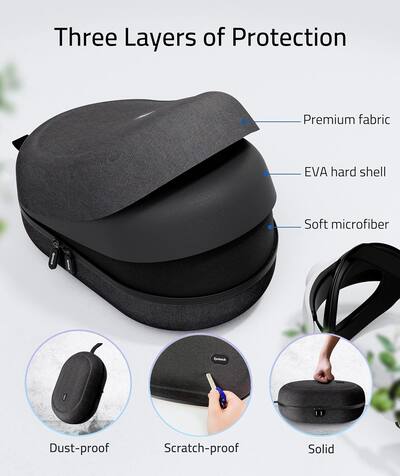 Syntech Large Hard Carrying Case Compatible with Meta Quest 3S Syntech Large Hard Carrying Case Compatible with Meta Quest 3S