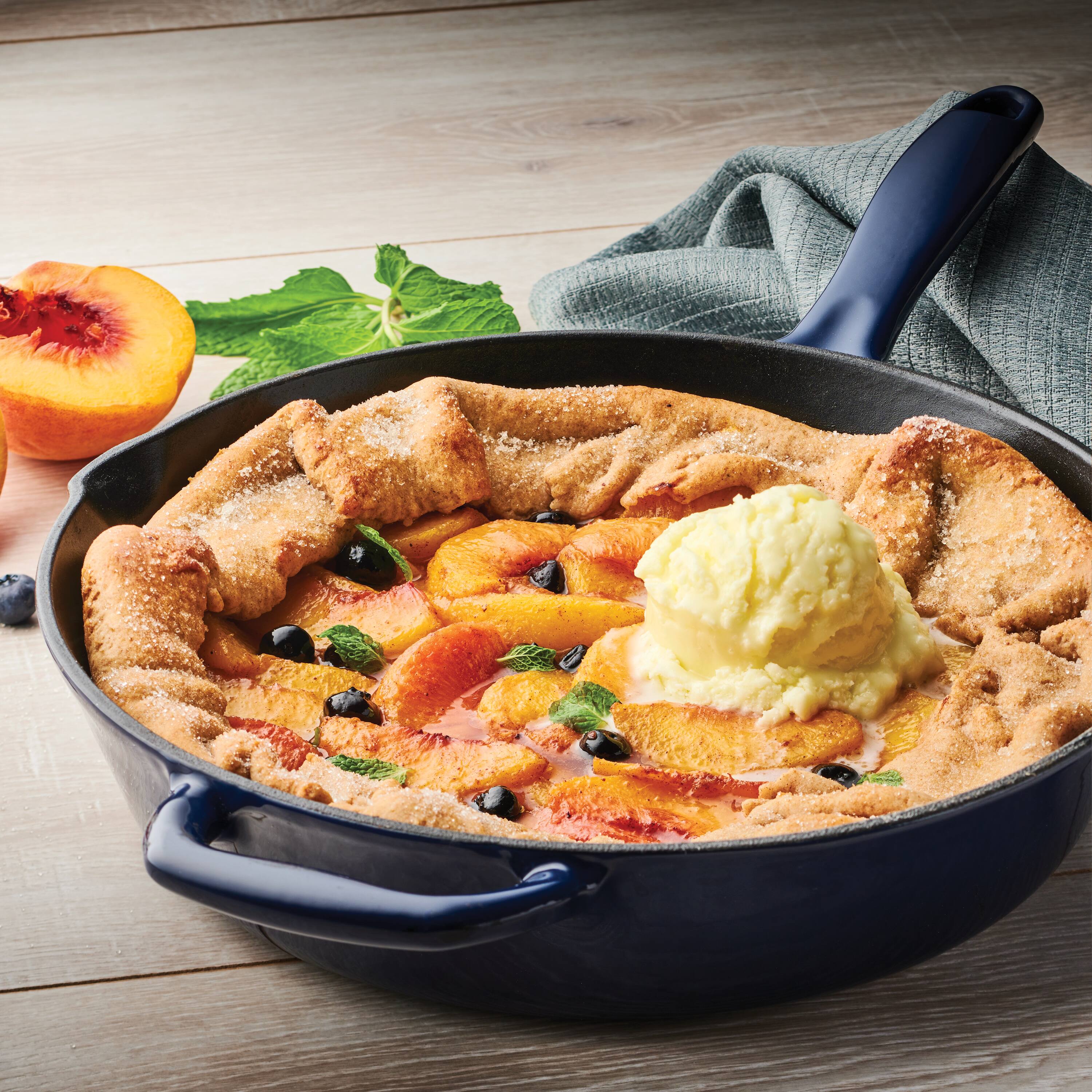 Alt View 12. Tramontina - Gourmet 10" Round Skillet - Cobalt.
