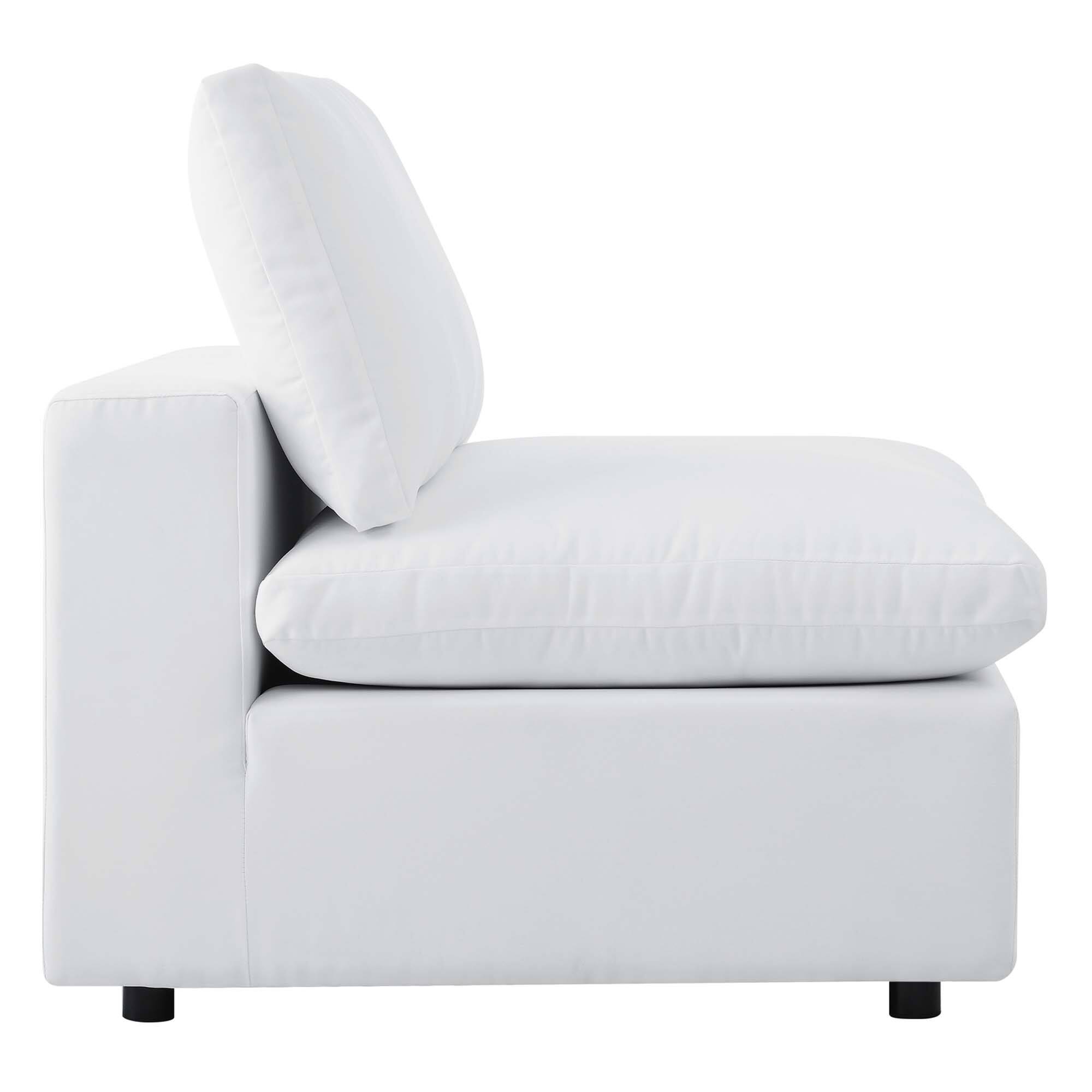Alt View 2. Modway - Commix Sunbrella® Outdoor Patio Sofa by Modway - White.