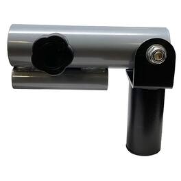 Amber Sporting Goods - T Bar Row Attachment, 360° Swivel, Fits 1" & 2" Bars, Easy Install - Silver