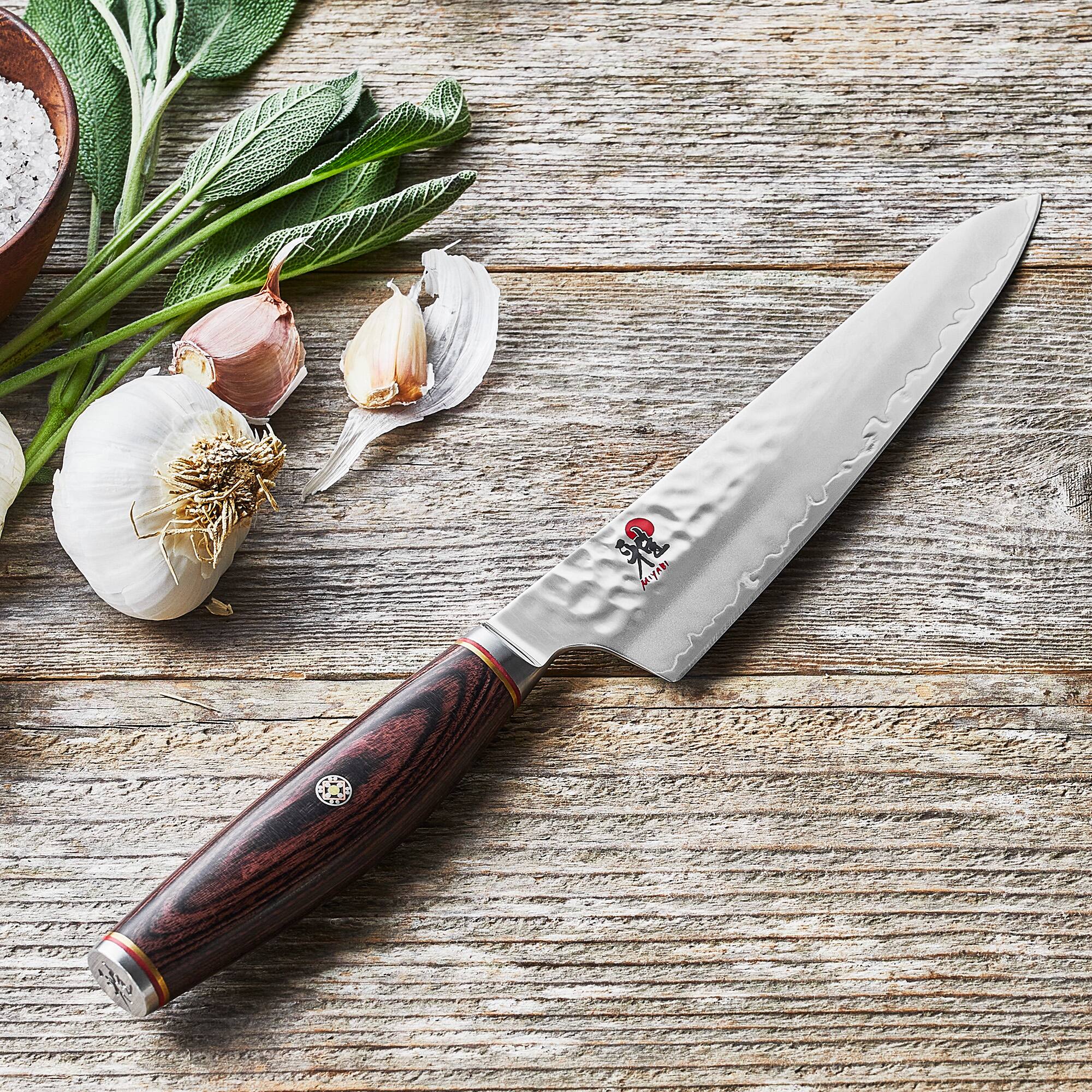 Alt View 1. Miyabi - Miyabi Artisan 5.5-inch Prep Knife - Stainless Steel.