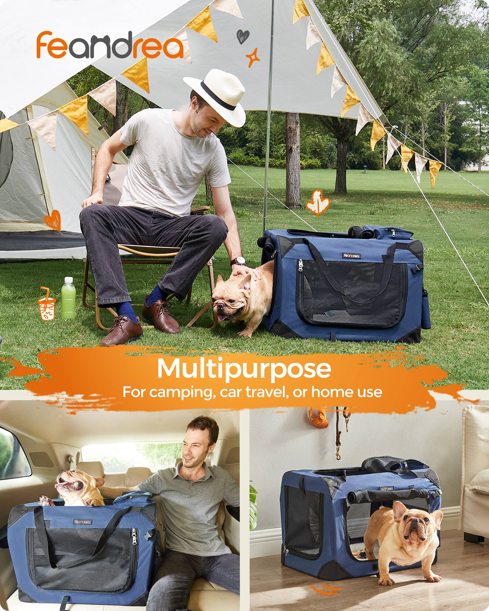feandrea  
Rechawa  
Multipurpose  
For camping, car travel, or home use