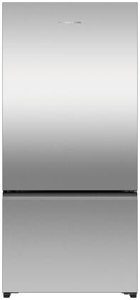 Fisher & Paykel - 18.2 Cu. Ft. Bottom Mount Freezer Refrigerator - Stainless Steel