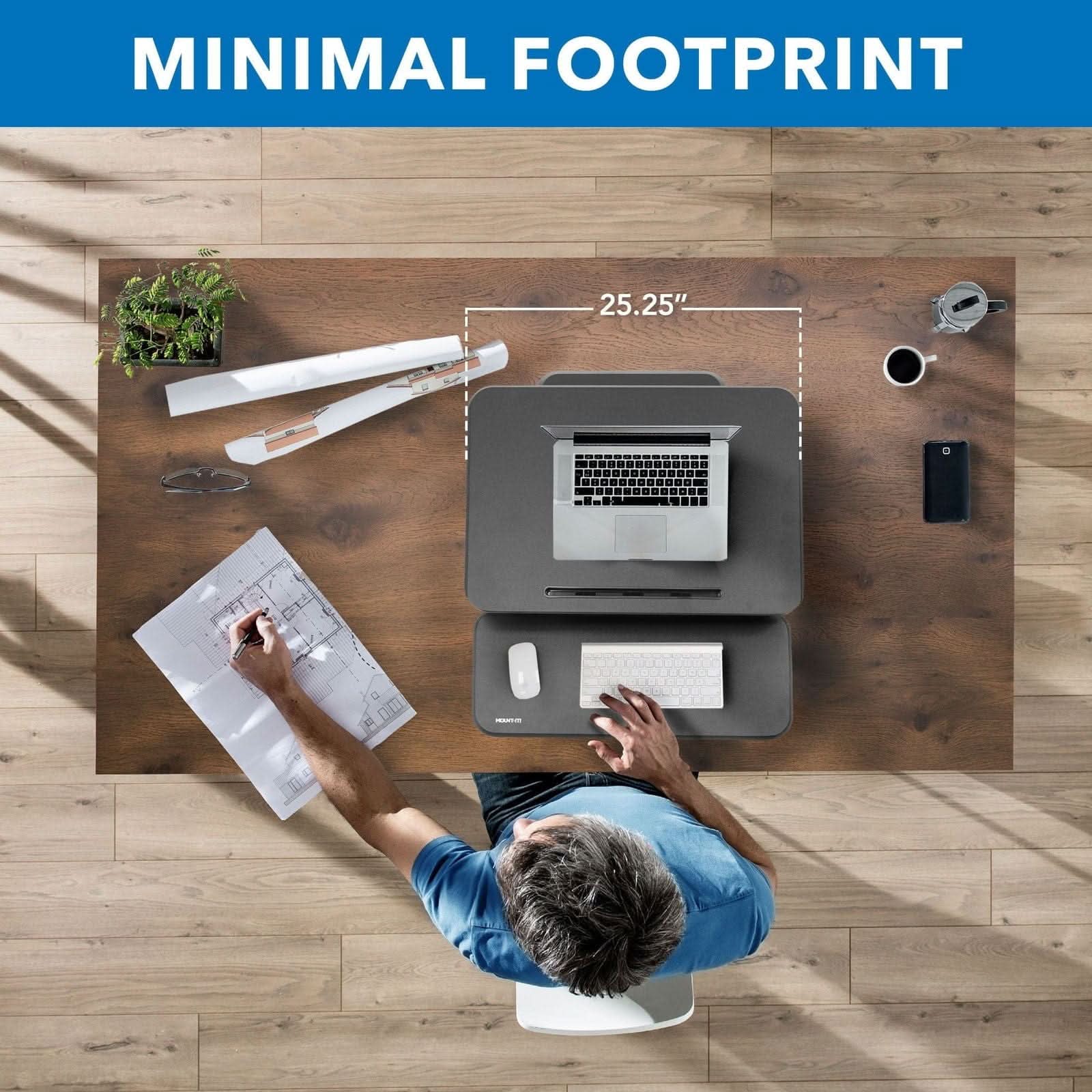 MINIMAL FOOTPRINT  
25.25"
