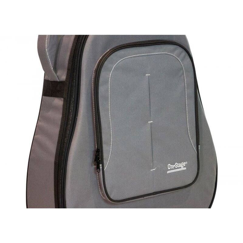 Alt View 3. On Stage Stands - On-Stage Acoustic Guitar Bag (GHA7550CG) - Black.