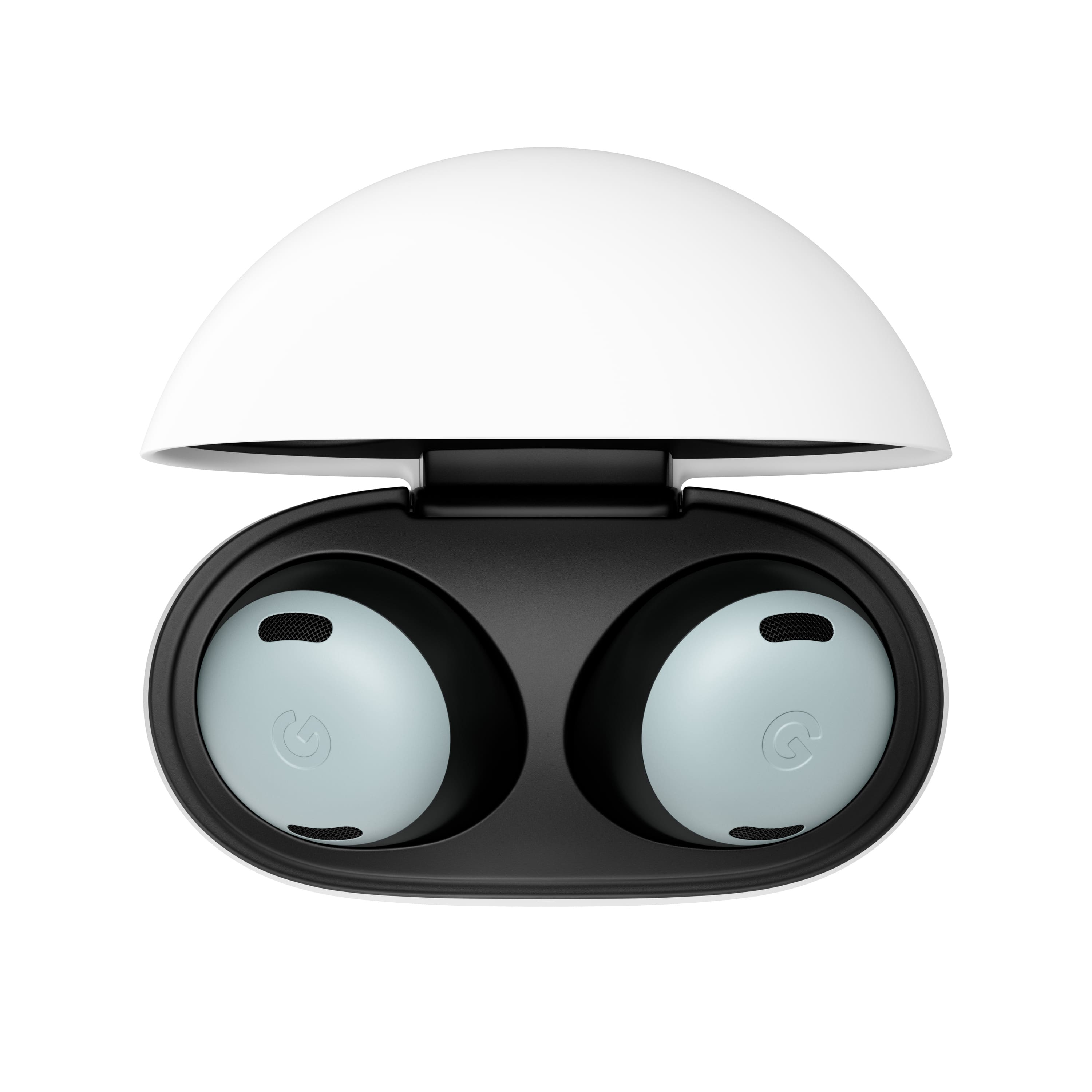 Alt View 15. Google - Geek Squad Certified Refurbished Pixel Buds Pro True Wireless Noise Cancelling Earbuds - Fog.