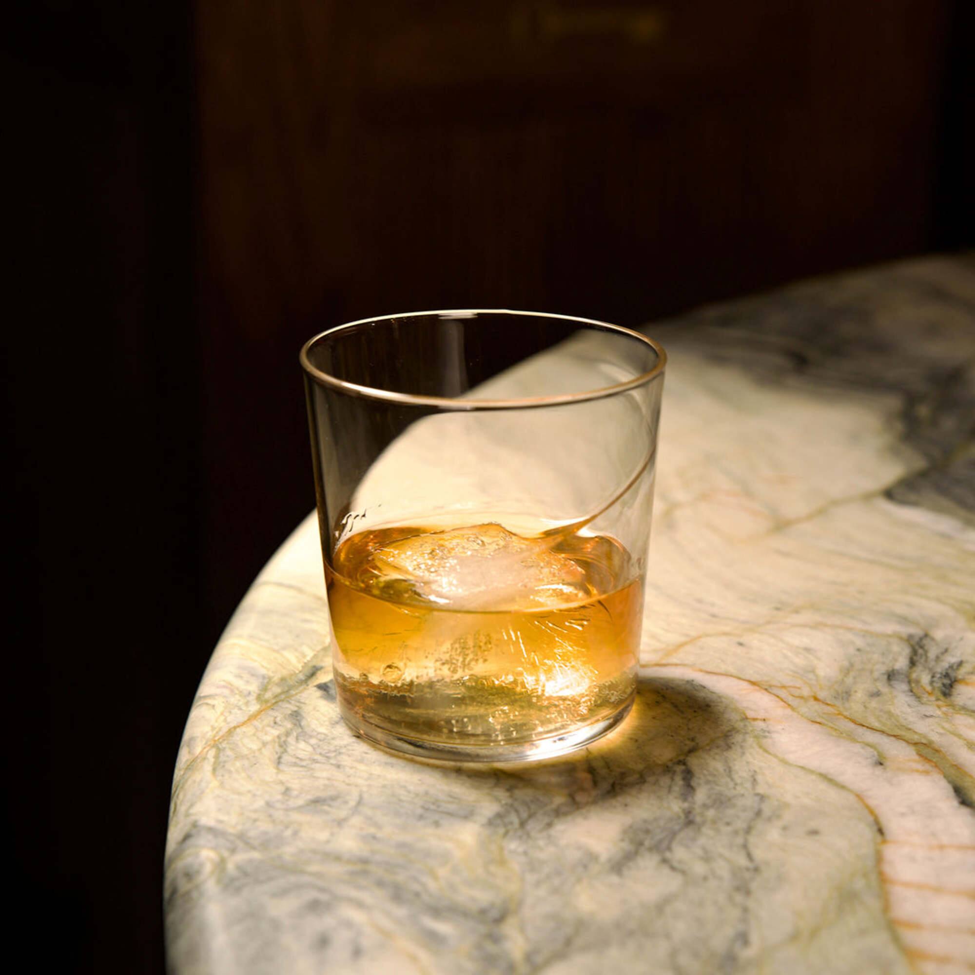 Left. Bormioli Rocco - Bormioli Rocco Bodega Swirl Negroni Glasses Set of 12, 12 Oz Spiral Tumblers - Clear.