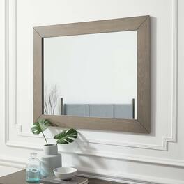 Merritt Mirror by Modway - Oak