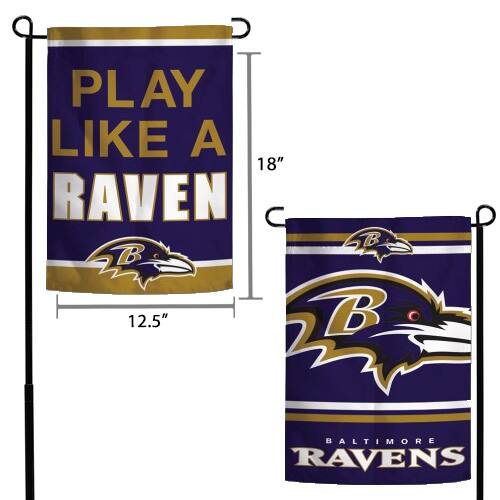PLAY LIKE A RAVEN  
18" x 12.5"  
BALTIMORE RAVENS