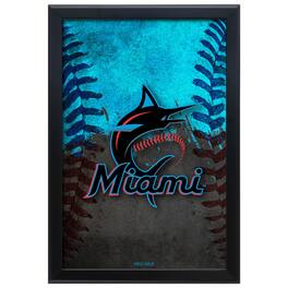 Holland Bar Stool Co. - Miami Marlins LED Snap Frame Lightbox - Multicolor