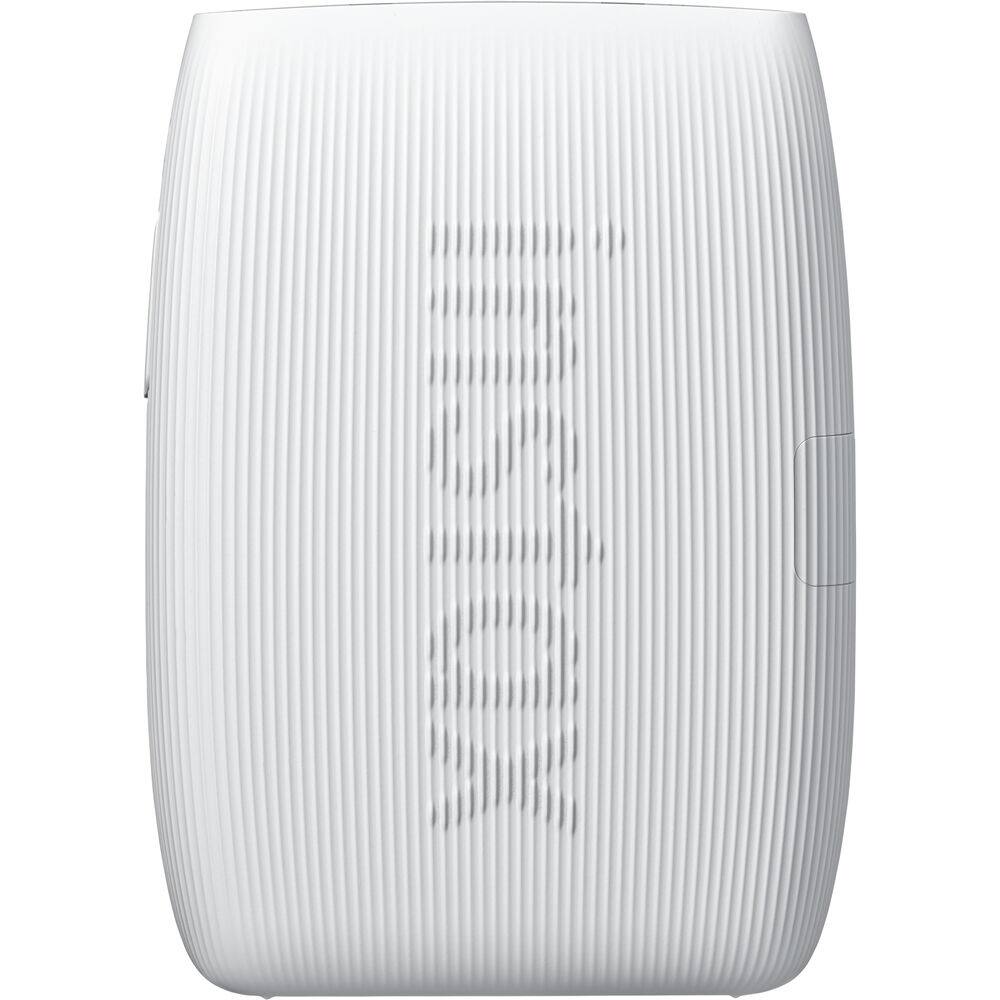 Back. Fujifilm - FUJIFILM INSTAX MINI LINK 3 Smartphone Printer (Clay White) + 20 Instant Film - White.