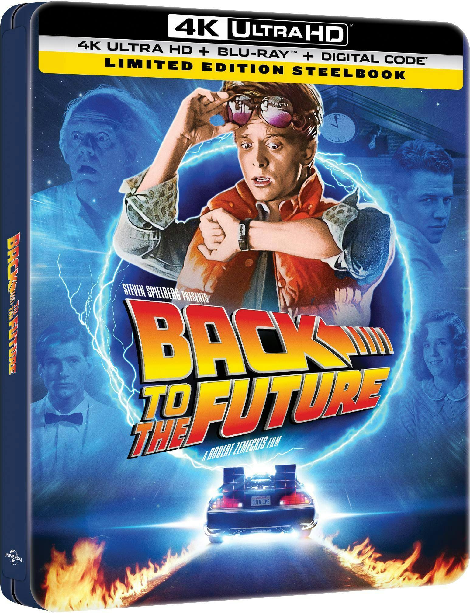 Back. Back to the Future (Steelbook)   - 4K Blu-Ray.