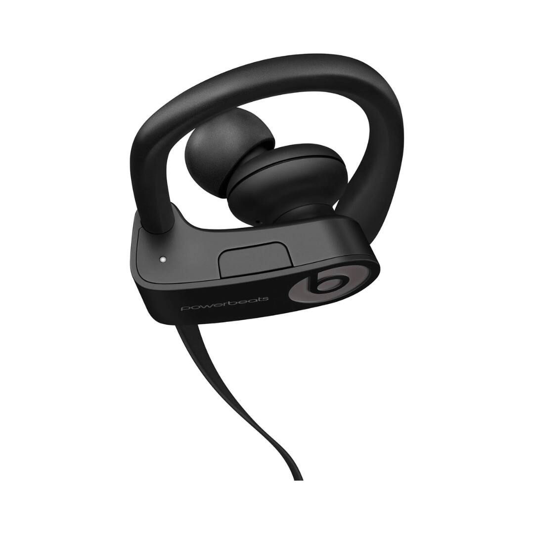 Left. Beats - Powerbeats3 Wireless In-Ear Headphones, Black – Bluetooth Sports Earbuds (Renewed).