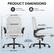 PRODUCT DIMENSIONS
Installation Tools Included
Weight Capacity 400LBS
- 48cm/18.89"
- 48cm/18.89"
- 51.5cm/20.27"
- 96-106cm/37.8-41.7"
- 48-57cm (18.89-22.44")
- 25cm/9.84"
- 4cm/1.57"
- 10cm/3.94"
- 47cm/18.5"
- 62cm/24.4"