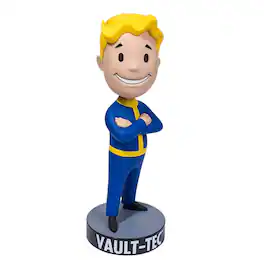Fallout - 4 Vault Boy 111 Arms Crossed 12 Inch PVC Bobblehead - Blue