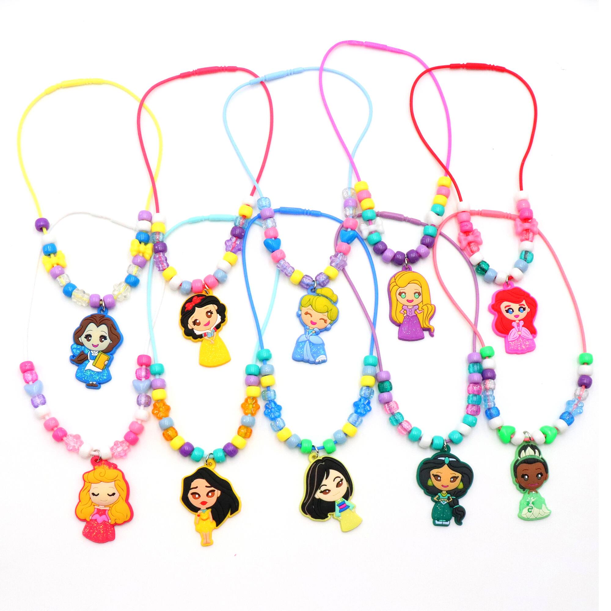 Alt View 1. Tara Toys - Tara Toys - Deluxe Sparkling Necklace Set - Disney Princess, 520pc DIY Jewelry Kit.