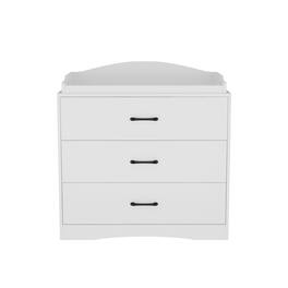 FUFU & GAGA - FUFU&GAGA Compact 3 - Drawer Vertical Dresser for Small Spaces – Cozy Home Style - White